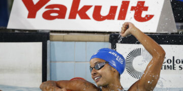 Maria Fernanda Costa bate novo recorde sul-americano no Finkel