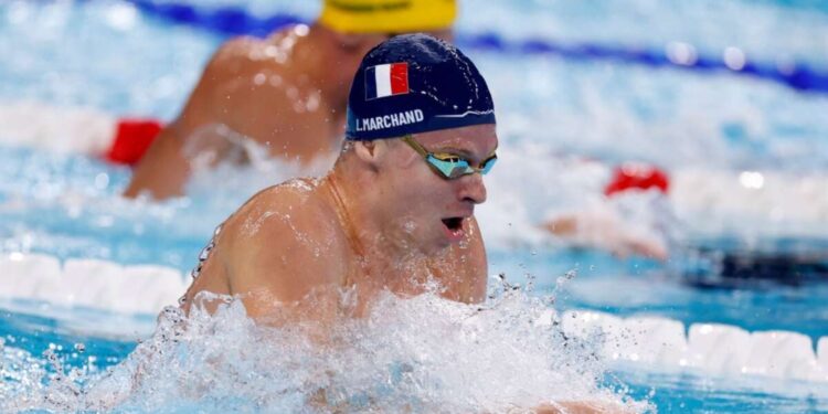 Quase 12 milhões de pessoas assistiram o ouro de Marchand, maior audiência olímpica da França