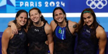 Revezamento 4x200m livre classificado para a final