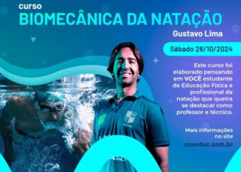 Curso Biomecânica da Natação está com inscrições abertas
