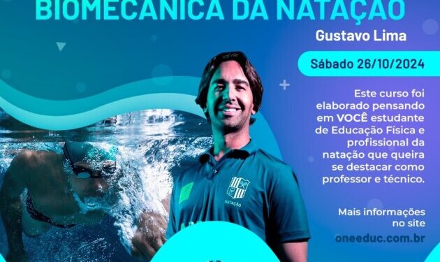 Curso Biomecânica da Natação está com inscrições abertas