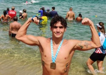 Max Paccot pode se tornar no primeiro nadador de águas abertas do uruguais a nadar 5 mundiais