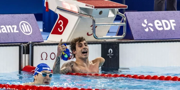Natação brasileira iguala recorde de medalhas paralímpicas