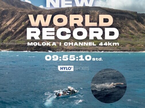 Andreas Waschburger bate recorde do Canal de Molokai