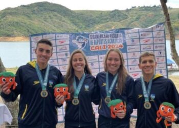 Brasil vence revezamento e leva o título do Sul-Americano de águas abertas