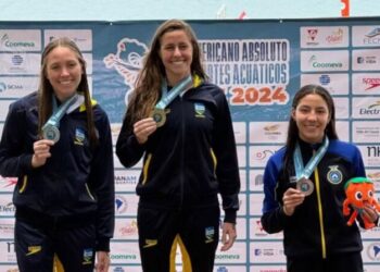 Brasil abre águas abertas do Sul-Americano com dobradinha das irmãs Jungblut