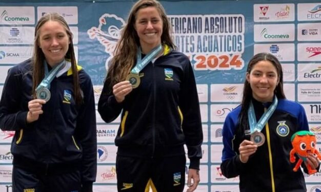 Brasil abre águas abertas do Sul-Americano com dobradinha das irmãs Jungblut