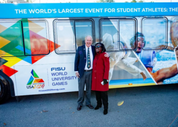 Começou a campanha das Universíades 2029 na Carolina do Norte USA