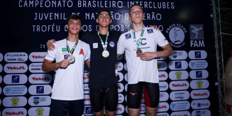 Progressão histórica do recorde brasileiro de categoria 50m livre juvenil II masculino
