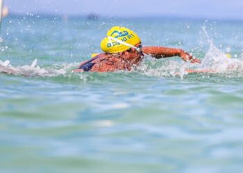 Pablo Modesto e Ana Paula Maia, 40 quilômetros nadando na Paraíba