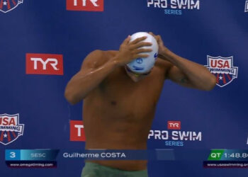 Guilherme Costa é bronze nos 200m livre no TYR Pro Swim Series