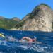 Nadando 7 km em torno da Ilha de Alcatrazes