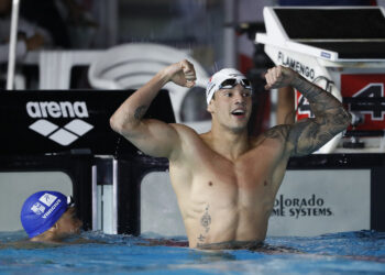 Balduccini e Caribé brilham com recordes nos 100m livre; João Gomes também garante vaga no Mundial