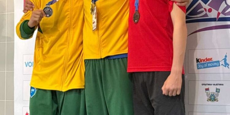 Dobradinha no dia 2 da Ginasíades nos 100m peito: Pedro Jaime & Leo Santos nos 100m peito