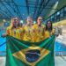 Brasil ganha 5 medalhas sendo 2 ouros para fechar a Ginasíades Sub15 na Sérvia