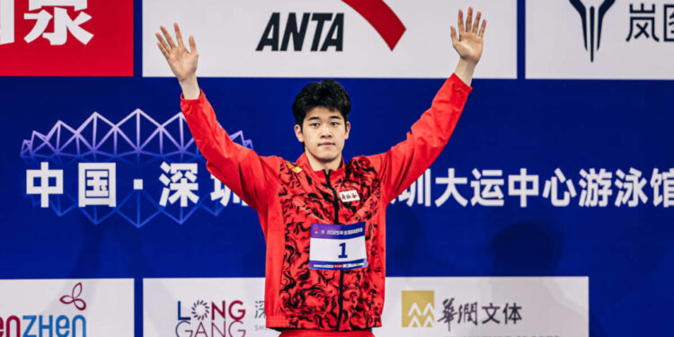 Zhanle Pan vence 50m livre, seu quarto ouro no Campeonato Chinês