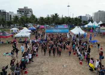 Maria de Almeida e Luiz Felipe Lebeis vencem os 7km da Travessia da Vitória 2025
