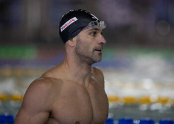 Nicholas Santos bate recorde mundial 50m borboleta 45+ tempo seria prata no Maria Lenk