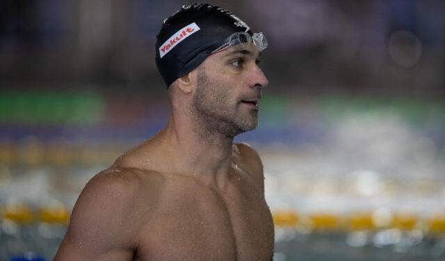 Nicholas Santos bate recorde mundial 50m borboleta 45+ tempo seria prata no Maria Lenk