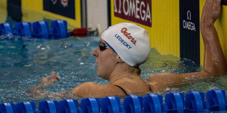 Katie Ledecky brilha de novo: sétimo melhor tempo da história 400m livre 3:56.81