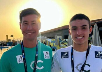 Leonardo Macedo lidera ranking mundial júnior da Copa do Mundo de Águas Abertas, Lizian é vice