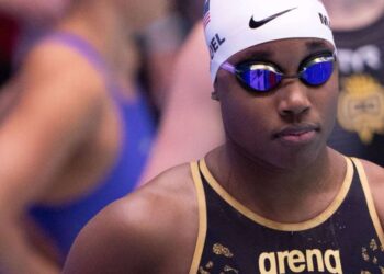 A relação 100 x 200m livre na seletiva americana