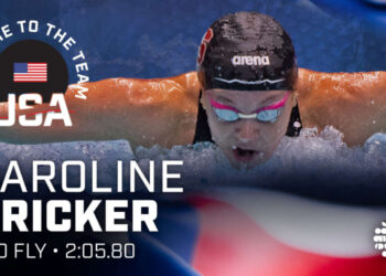 A incrível capacidade de melhora de tempo da natação americana: a história de Caroline Bricker