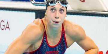 Gretchen Walsh bate recorde americano dos 50m borboleta e Ledecky é batida nos 200m livre
