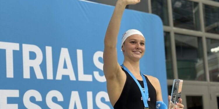 Summer McIntosh bate recorde mundial dos 400m livre na abertura da Seletiva Canadense