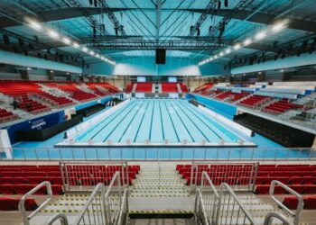 Piscina do Mundial de Singapura maior e mais funda que Paris 2024
