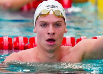 A última competição de Leon Marchand antes do Mundial de Singapura