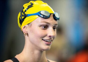 Progressão históricado recorde mundial dos 400m livre feminino