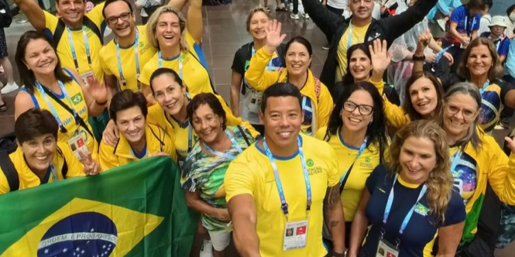 Brasil volta com 86 medalhas da natação e águas abertas dos Jogos Mundiais Masters de Taipei