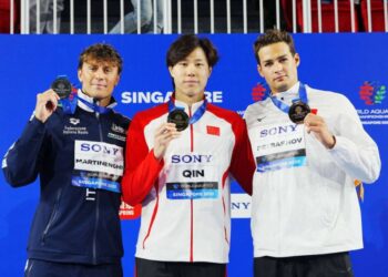 Quadro de medalhas tem Austrália na liderança pelo segundo dia consecutivo