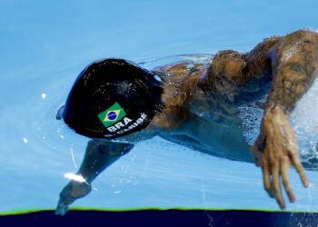 Guilherme Caribé na final dos 100m livre!