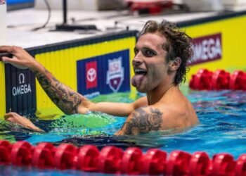 Time americano vai com 54 nadadores para Singapura, apenas um acima dos 30 anos de idade