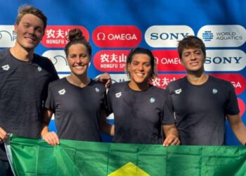 Histórico da participação do Brasil em revezamentos de águas abertas nos Mundiais