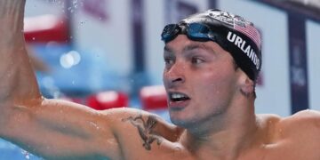 Luca Urlando é o melhor nadador de 200m borboleta dos Estados Unidos desde 2009