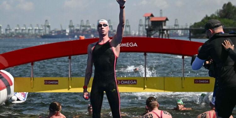 Florian Wellbrock e Ichika Kajimoto brilham e vencem o knockout de 3 km