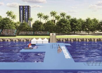 Temperatura da água preocupa e organização muda horário de prova no Mundial