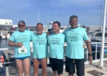 Brasileiros concluem a Travessia do Estreito de Gibraltar