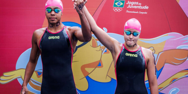 Maranhão vence revezamento e completa 3 vitórias nas águas abertas dos Jogos da Juventude