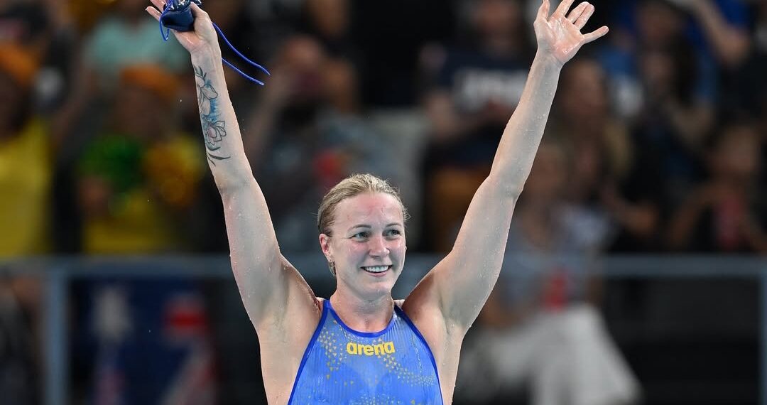 Sarah Sjostrom está de volta a piscina