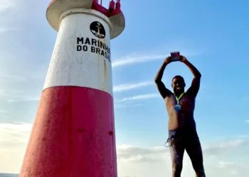 Nadador baiano concluiu a ultramaratona de 96 km