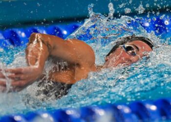 Gabrielle Roncatto é a nadadora mais testada em 2025