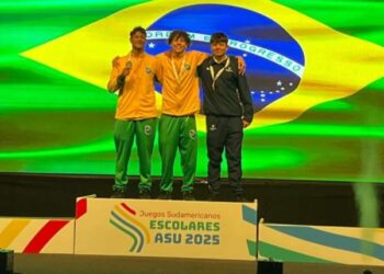 Brasil arranca com 11 medalhas e vitórias em todas as provas no Sul-Americano Escolar