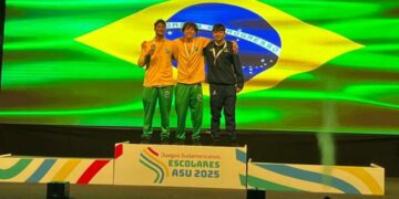 Brasil arranca com 11 medalhas e vitórias em todas as provas no Sul-Americano Escolar