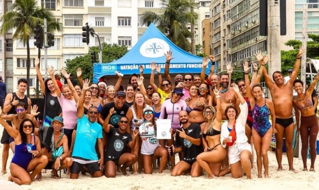 Patrícia Farias conclui desafio de 23 km no Rio de Janeiro