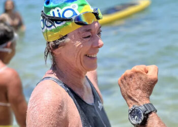 Desirée Dalia faz Mar Grande-Salvador ida e volta e vai entrar para o Guinness Book