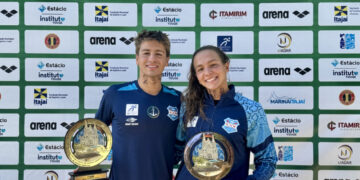 Julia Pereira e Matheus Melecchi triunfam em Itajaí